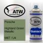 Preview: Porsche, Highland Green Metallic, M6T / U4: 400ml Sprühdose, von ATW Autoteile West.